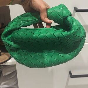 Bottega Veneta Intrecciato Mini Jodie Bag in Green